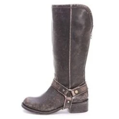 Corral Boots Corral Ladies Black Distressed Harness Biker Boot P5099 -Corral Boots Store 1 8f4737b7 241d 4b62 8721 057cb94216e5