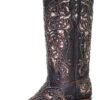 Corral Boots Corral Ladies Black & Honey Inlay & Embr. & Studs - A4124 -Corral Boots Store 257DCA67 D3CE 4E4D A473 A249717CE99E 1 201 a 78703.1624987857