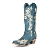 Corral Boots Lds Navy Blue Studs & Floral Emb/Crystals Boot - A4361 -Corral Boots Store 2C5A6E84 0971 478C 917A D013698E6FEA 1 201 a 05899.1678308032