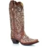 Corral Boots Women’s Corral Western Boots Flowered Embroidery Handcrafted -Corral Boots Store 2bd562b8ab0df71fea4c7941ccb4e054