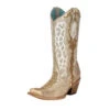 Corral Boots Lds Gold/Bone Overlay & Embr. & Studs & Crystals - C3895 -Corral Boots Store 3A711985 4038 4411 9818 2B4474C328FA 1 201 a 33170.1678310143