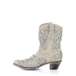 Corral Boots Corral Ladies Mariah White Glitter Inlay & Crystals Ankle Boots A3550 5 Corral Boots Corral Ladies Mariah White Glitter Inlay & Crystals Ankle Boots A3550 -Corral Boots Store 57 4b7fde52 d80c 49b8 9c70 260cd6eb980c