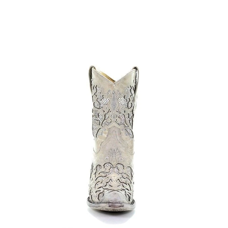 Corral Ladies Mariah White Glitter Inlay & Crystals Ankle Boots A3550 Corral Boots Corral Ladies Mariah White Glitter Inlay & Crystals Ankle Boots A3550 -Corral Boots Store 57 df107ce3 218f 4fcd aa2b 330072a70a4d