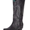 Corral Boots Lds Black Caiman Embroidery - A4183 -Corral Boots Store 6D78C1EF D622 432A B137 7441DF425F6E 1 201 a 49209.1670436907