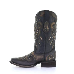 Women's Corral Boots Camouflage Inlay Handcrafted Black -Corral Boots Store 6 ade32e39 5605 4dc9 9986 1deb80e8c86f