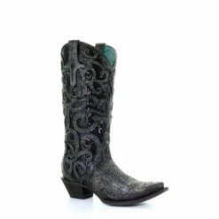 Corral Boots Women’s Corral Western Boots Black Overlay Full Studs Handcrafted -Corral Boots Store 7 dd008080 b376 4dea 9bc9 a580dd5582a2