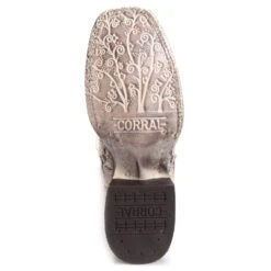 Corral Boots Corral Ladies Eliza White Glitter Inlay & Crystals Wedding Boot A3397 5 Corral Boots Corral Ladies Eliza White Glitter Inlay & Crystals Wedding Boot A3397 -Corral Boots Store 88215 corral womens boots a3397 white 4