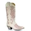 Corral Boots Women's Corral Western Boots Handcrafted White -Corral Boots Store A3587
