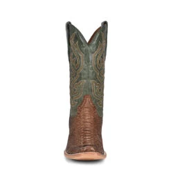 Corral Boots Men's Corral Python Exotic Boots Handcrafted Green -Corral Boots Store A4287 boot 05