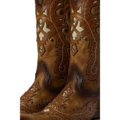 Corral Boots Corral® Men's Embroidered Studded Honey Brown Western Boots C3846 7 Corral Boots Corral® Men's Embroidered Studded Honey Brown Western Boots C3846 -Corral Boots Store C3846 5
