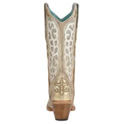 Corral Boots Corral® Ladies Bone White & Gold Studded Western Boots C3895 4 Corral Boots Corral® Ladies Bone White & Gold Studded Western Boots C3895 -Corral Boots Store C3895d