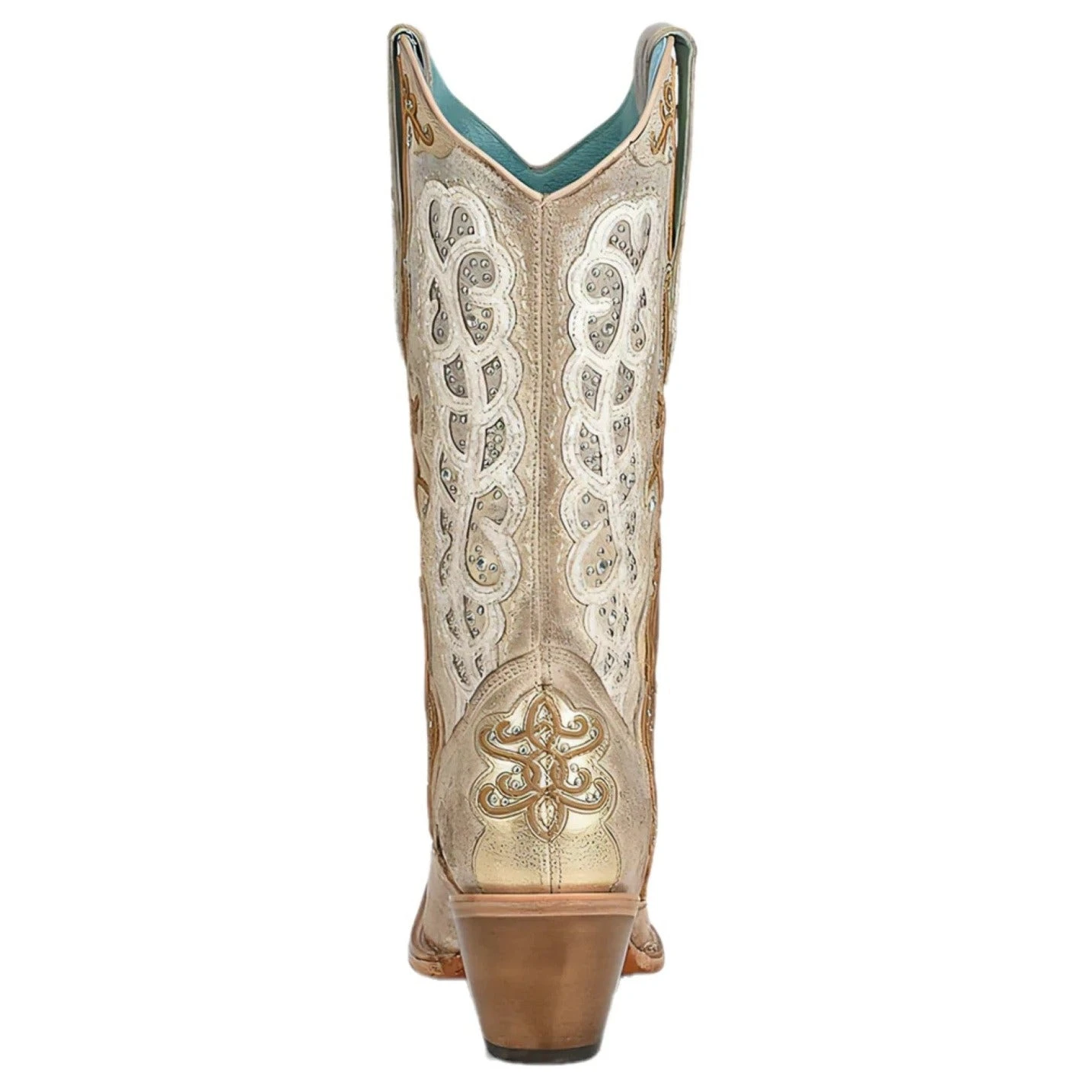 Corral® Ladies Bone White & Gold Studded Western Boots C3895 Corral Boots Corral® Ladies Bone White & Gold Studded Western Boots C3895 -Corral Boots Store C3895d