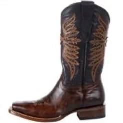 Corral Boots Tan Brown Overlay & Embroidery/Studs Sq Toe - J8009 -Corral Boots Store EB999FD4 64DF 45D4 AEA4 419C6795CF4F 4 5005 c 04366.1678308042