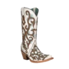 Corral Boots Corral® Ladies White Overlay & Studded Inlay Snip Toe Boots C3981 -Corral Boots Store My project 2023 05 01T150315.303