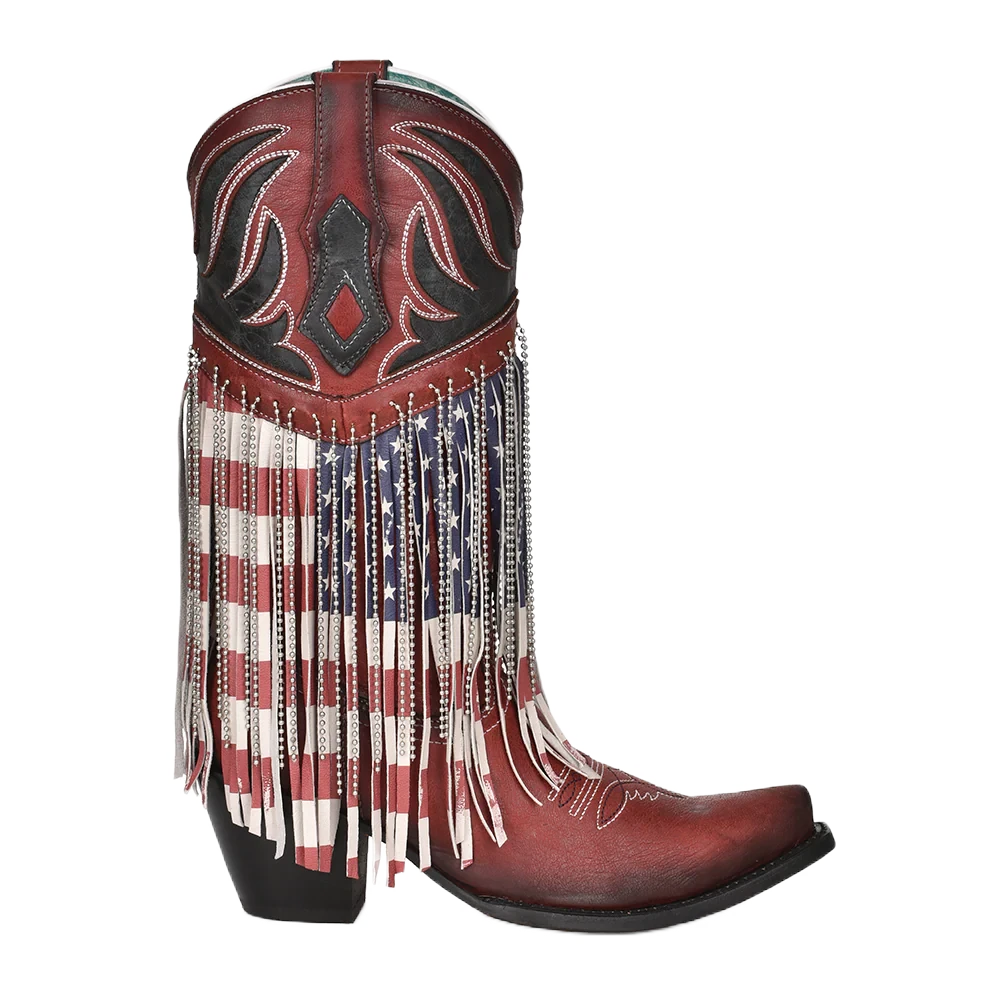 Corral® Ladies Stars & Stripes Fringe & Steel Chain Western Boots C4015 Corral Boots Corral® Ladies Stars & Stripes Fringe & Steel Chain Western Boots C4015 -Corral Boots Store My project 2023 06 05T110415.895