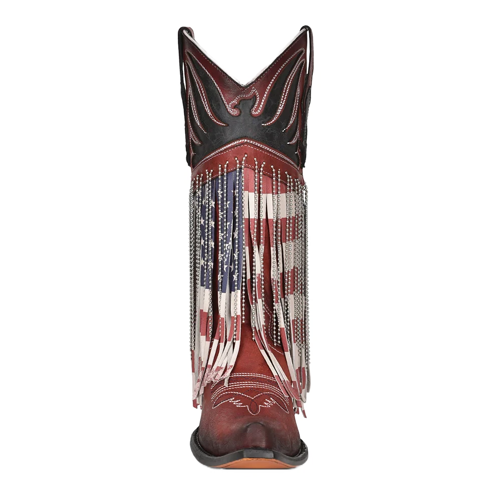 Corral® Ladies Stars & Stripes Fringe & Steel Chain Western Boots C4015 Corral Boots Corral® Ladies Stars & Stripes Fringe & Steel Chain Western Boots C4015 -Corral Boots Store My project 2023 06 05T110443.916