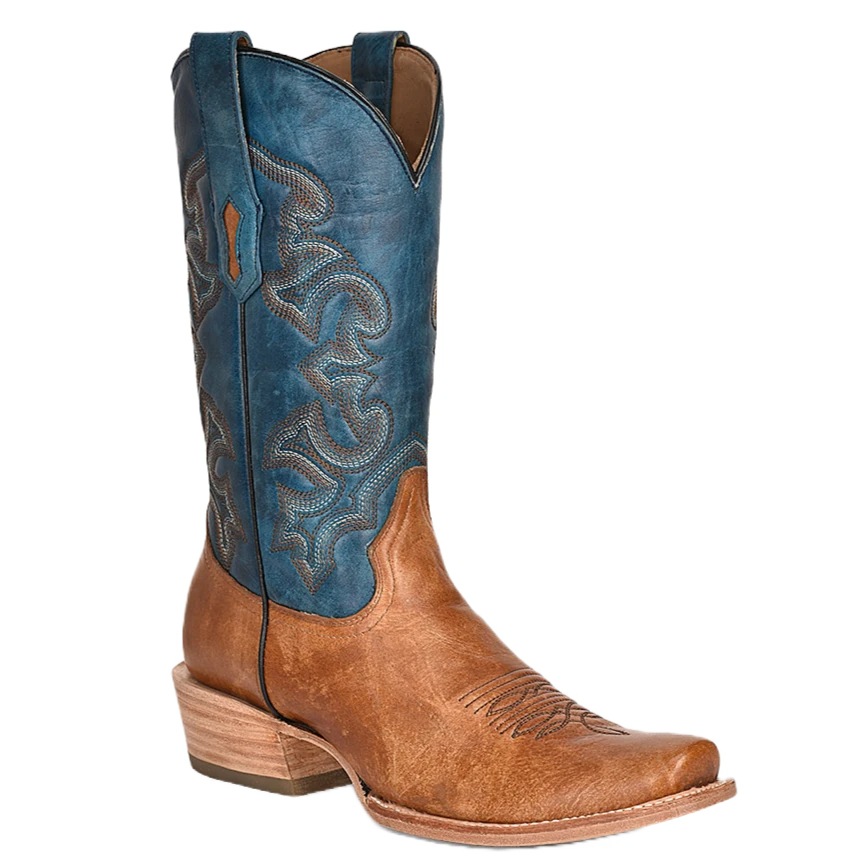 Corral Men's Embroidered Sand & Navy Blue Horseman Toe Boots A4378 Corral Boots Corral Men's Embroidered Sand & Navy Blue Horseman Toe Boots A4378 -Corral Boots Store Myproject 2023 04 13T135507.454