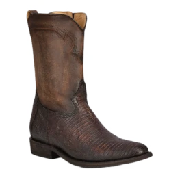 Corral Boots Corral Men's Embroidered Lizard Teju Brown Western Boots C3887