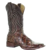 Corral Boots Corral Men's Brown Alligator Wide Square Toe Western Boots A3083 -Corral Boots Store Myproject 2023 04 13T150644.997
