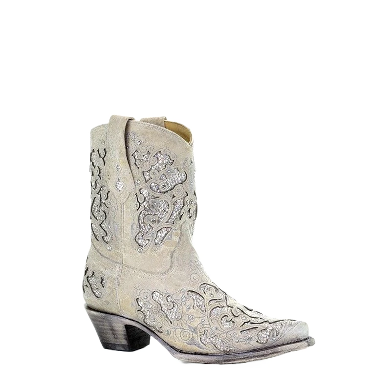 Corral Ladies Mariah White Glitter Inlay & Crystals Ankle Boots A3550 Corral Boots Corral Ladies Mariah White Glitter Inlay & Crystals Ankle Boots A3550 -Corral Boots Store Myproject 2023 04 17T085923.233