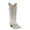 Corral Boots Corral Ladies Angela White Glitter Wing & Cross Studded Boots A3571 -Corral Boots Store Myproject 2023 04 25T110345.708