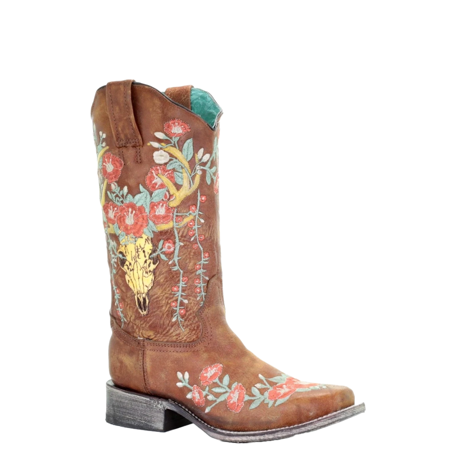 Corral Ladies Tan Deer Skull Overlay & Floral Embroidery Boots A3708 Corral Boots Corral Ladies Tan Deer Skull Overlay & Floral Embroidery Boots A3708 -Corral Boots Store Myproject 2023 04 25T131031.036