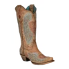 Corral Boots Corral Ladies Studded Heart & Wings Overlay Sand Western Boots A4235 -Corral Boots Store Myproject 2023 04 26T084550.390