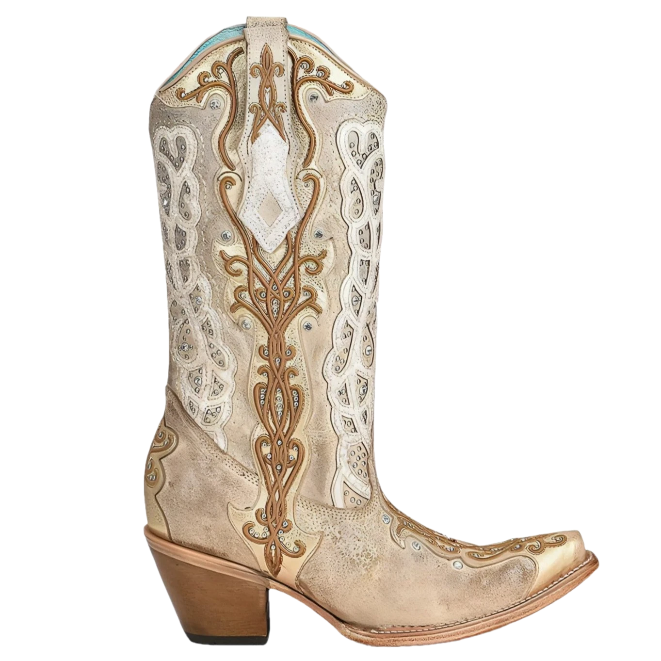 Corral® Ladies Bone White & Gold Studded Western Boots C3895 Corral Boots Corral® Ladies Bone White & Gold Studded Western Boots C3895 -Corral Boots Store Myproject 2023 04 26T095937.800