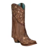 Corral Boots Corral Ladies Honey Lamb Overlay & Fringes Western Boots C3876 -Corral Boots Store Myproject 2023 04 26T102347.856