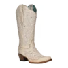 Corral Boots Corral Ladies Bone Crystal Embroidered White Snip Toe Boots Z5123 -Corral Boots Store Myproject 2023 04 26T134352.274