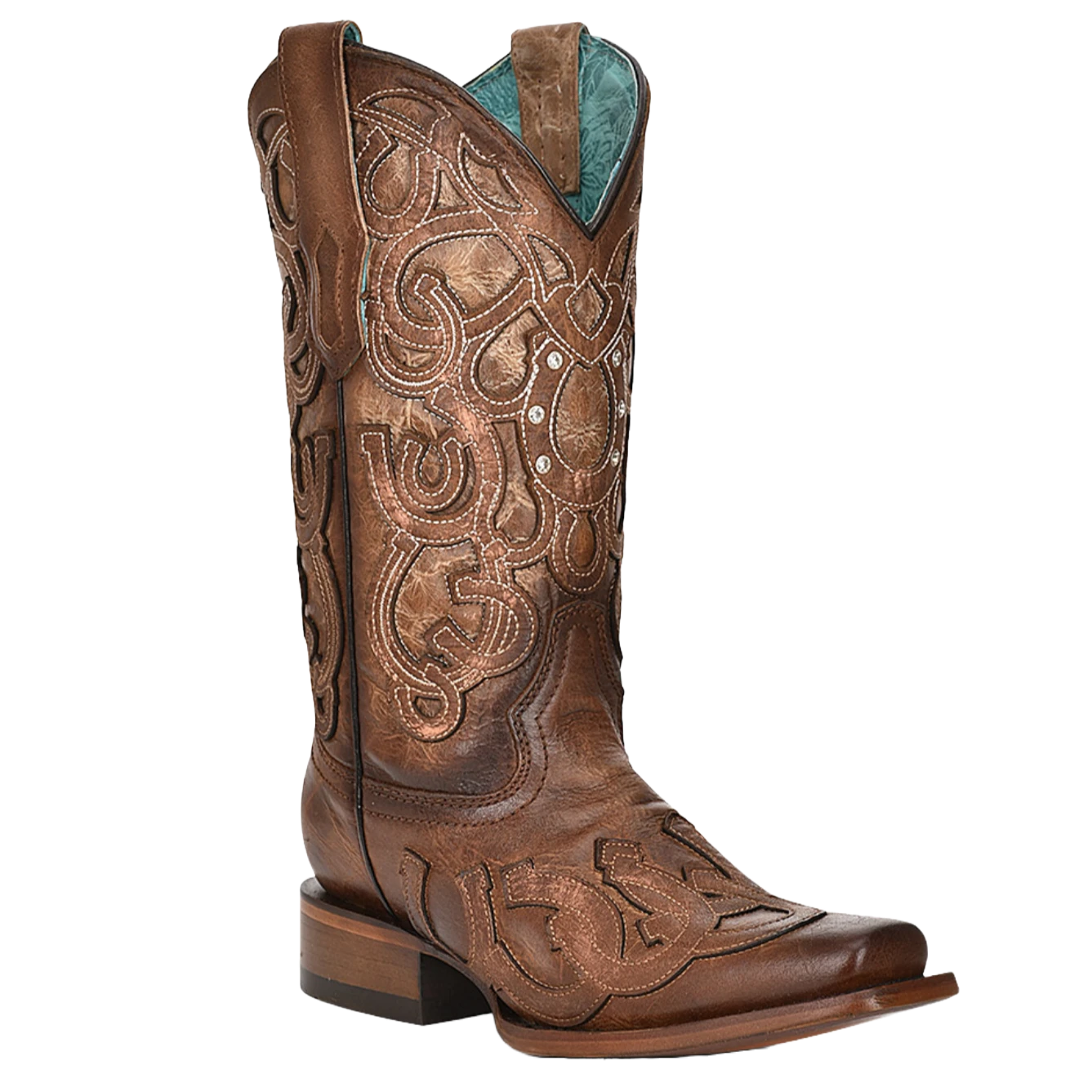 Corral® Ladies Horseshoe & Crystal Embroidered Brown Snip Toe Boots Z5136 Corral Boots Corral® Ladies Horseshoe & Crystal Embroidered Brown Snip Toe Boots Z5136 -Corral Boots Store Myproject 2023 04 26T144723.132