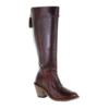 Corral Boots Corral Ladies Burgundy Woven & Zippered Leather Tall Top Boots F1198 -Corral Boots Store Myproject 2023 04 27T143905.726