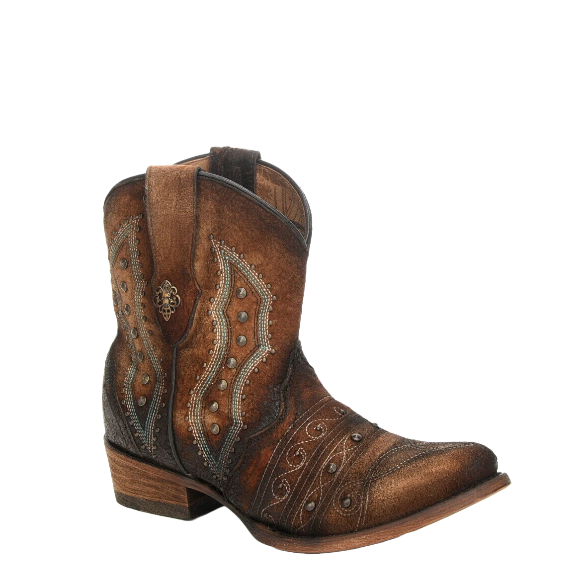 Corral Ladies Chocolate Lamb Embroidery & Studs Shortie Boots C3371 Corral Boots Corral Ladies Chocolate Lamb Embroidery & Studs Shortie Boots C3371 -Corral Boots Store Myproject 2023 04 27T150122.136