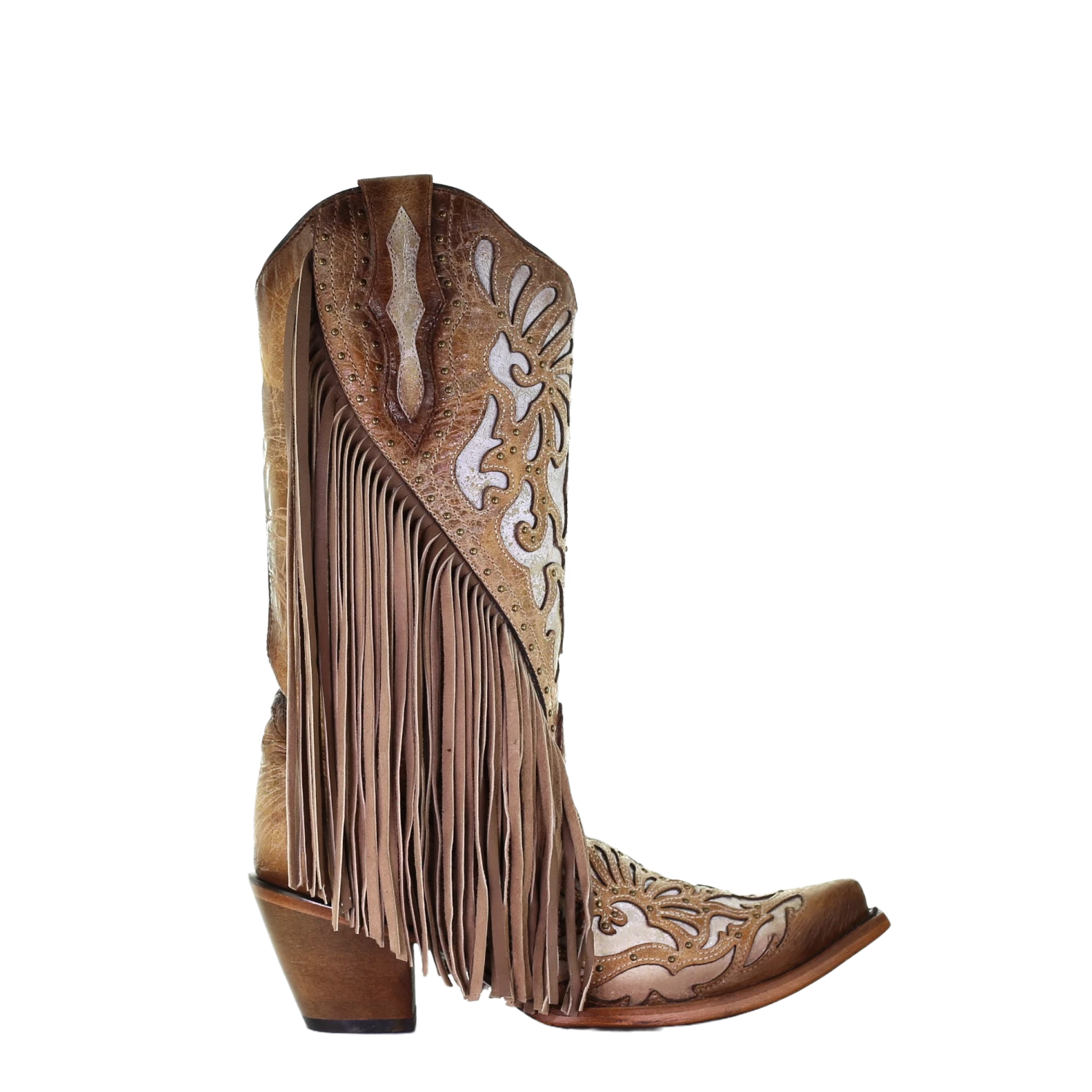 Corral Ladies Saddle Brown Lamb Inlay Embroidery & Fringe Boots C3766 Corral Boots Corral Ladies Saddle Brown Lamb Inlay Embroidery & Fringe Boots C3766 -Corral Boots Store Myproject 2023 05 15T110131.864