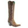 Corral Boots Corral Ladies Tan Full Python Snakeskin Zip-Up Knee-High Boots A3667 -Corral Boots Store Myproject 2023 05 15T131013.919