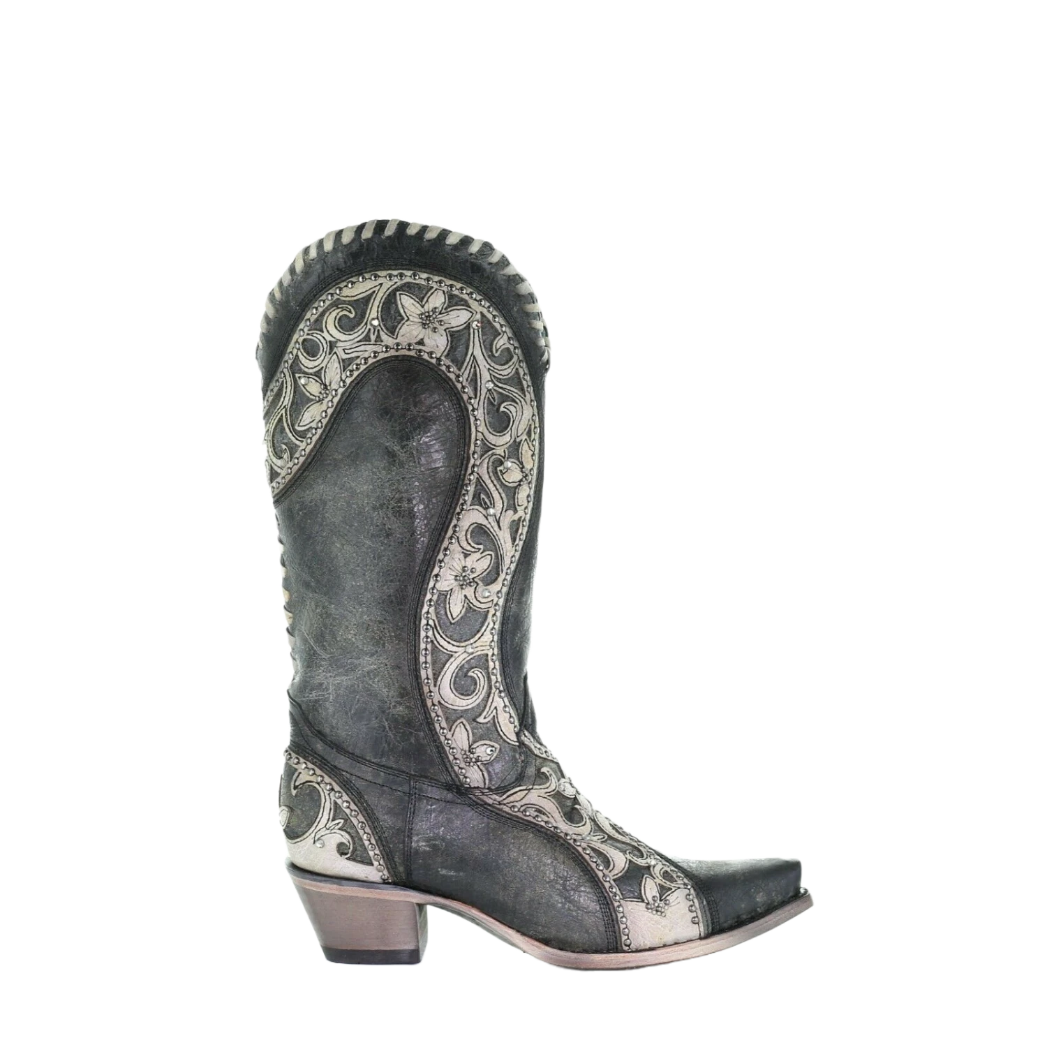 Corral Ladies Black Overlay, Woven, Crystals & Studs Boots E1540 Corral Boots Corral Ladies Black Overlay, Woven, Crystals & Studs Boots E1540 -Corral Boots Store Myproject 2023 05 15T131344.767