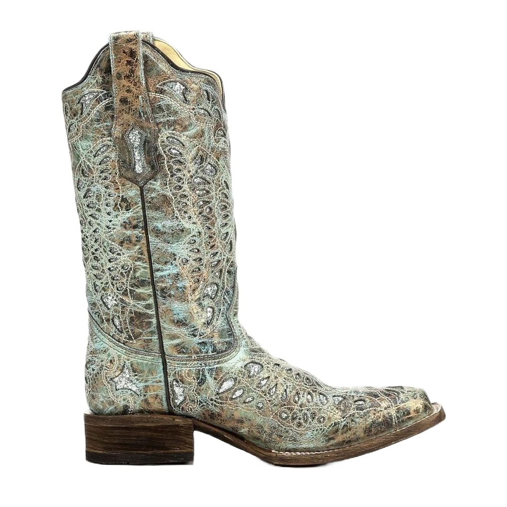 Corral Ladies Sabrina Metallic Bronze & Turquoise Glitter Boots A2955 Corral Boots Corral Ladies Sabrina Metallic Bronze & Turquoise Glitter Boots A2955 -Corral Boots Store Myproject 2023 05 15T143047.083