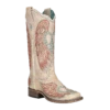 Corral Boots Corral Ladies Studded Bone Heart & Wing Cream Square Toe BootsA4314 -Corral Boots Store Myproject 2023 05 15T152305.043
