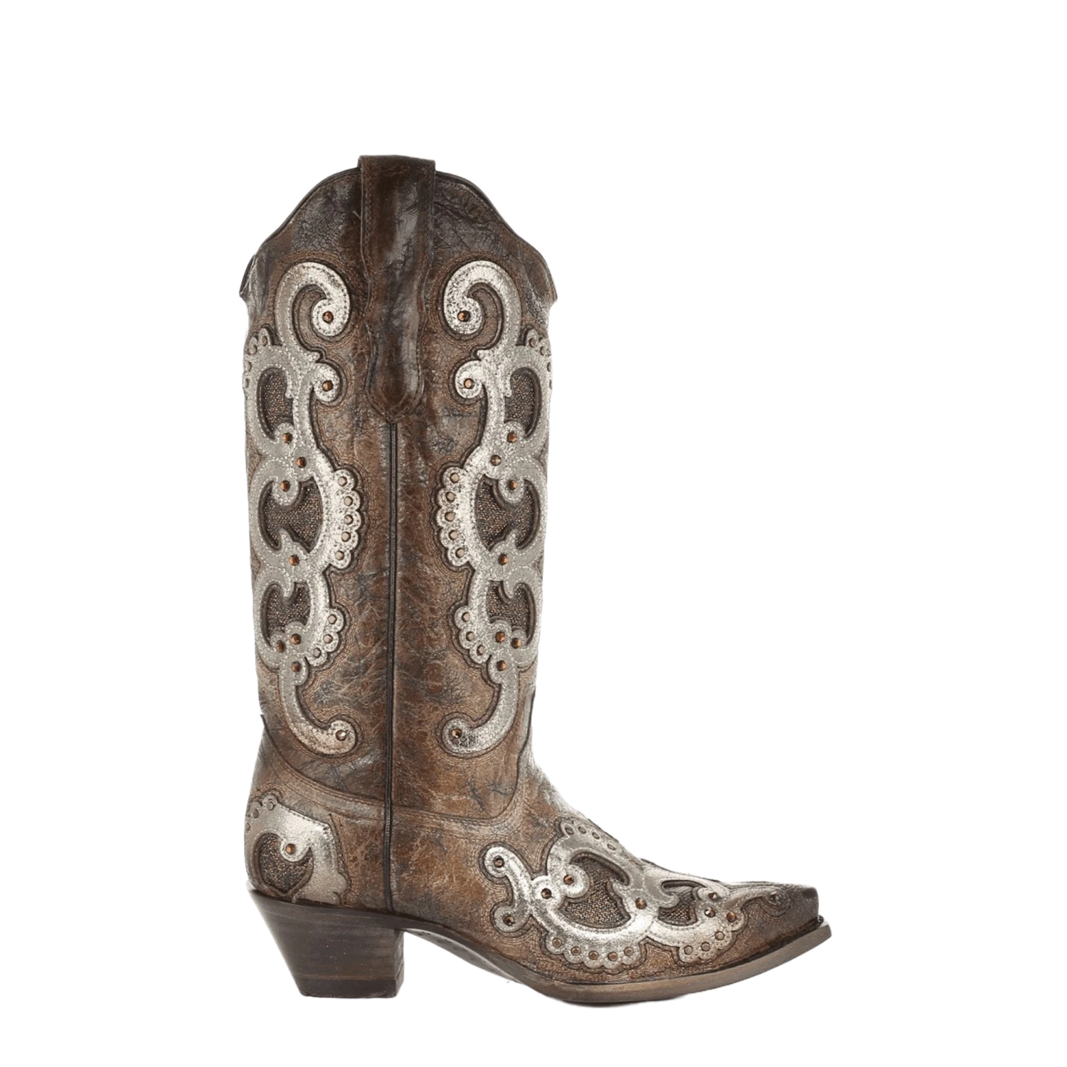 Corral Ladies Brown & Grey Overlay Embroidery & Studs Boots E1509 Corral Boots Corral Ladies Brown & Grey Overlay Embroidery & Studs Boots E1509 -Corral Boots Store Myproject 2023 05 15T152719.117