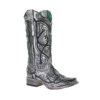 Corral Boots Corral Ladies Silver Overlay & Embroidery Square Toe Boots E1598 2 Corral Boots Corral Ladies Silver Overlay & Embroidery Square Toe Boots E1598 -Corral Boots Store Myproject 2023 05 15T152803.742