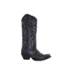 Corral Boots Corral Ladies Black Inlay Bone Embroidery & Studs Black Boots A4123 -Corral Boots Store Myproject 2023 05 15T152843.536