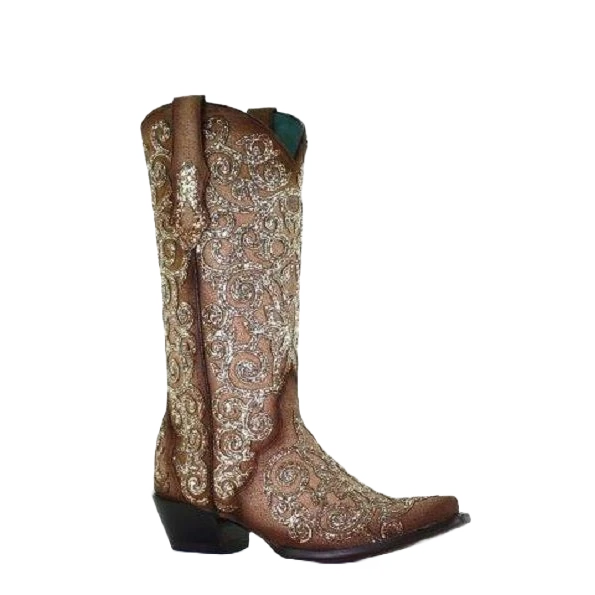 Corral Ladies Bone Lamb Glitter Overlay & Embroidery Boots C3763 Corral Boots Corral Ladies Bone Lamb Glitter Overlay & Embroidery Boots C3763 -Corral Boots Store Myproject 2023 05 16T103229.547