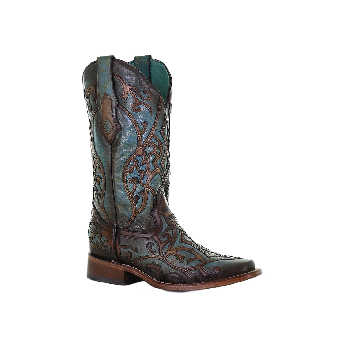 Corral Ladies Overlay Embroidery Turquoise & Brown Leather Boots C3768 Corral Boots Corral Ladies Overlay Embroidery Turquoise & Brown Leather Boots C3768 -Corral Boots Store Myproject 2023 05 16T112708.363
