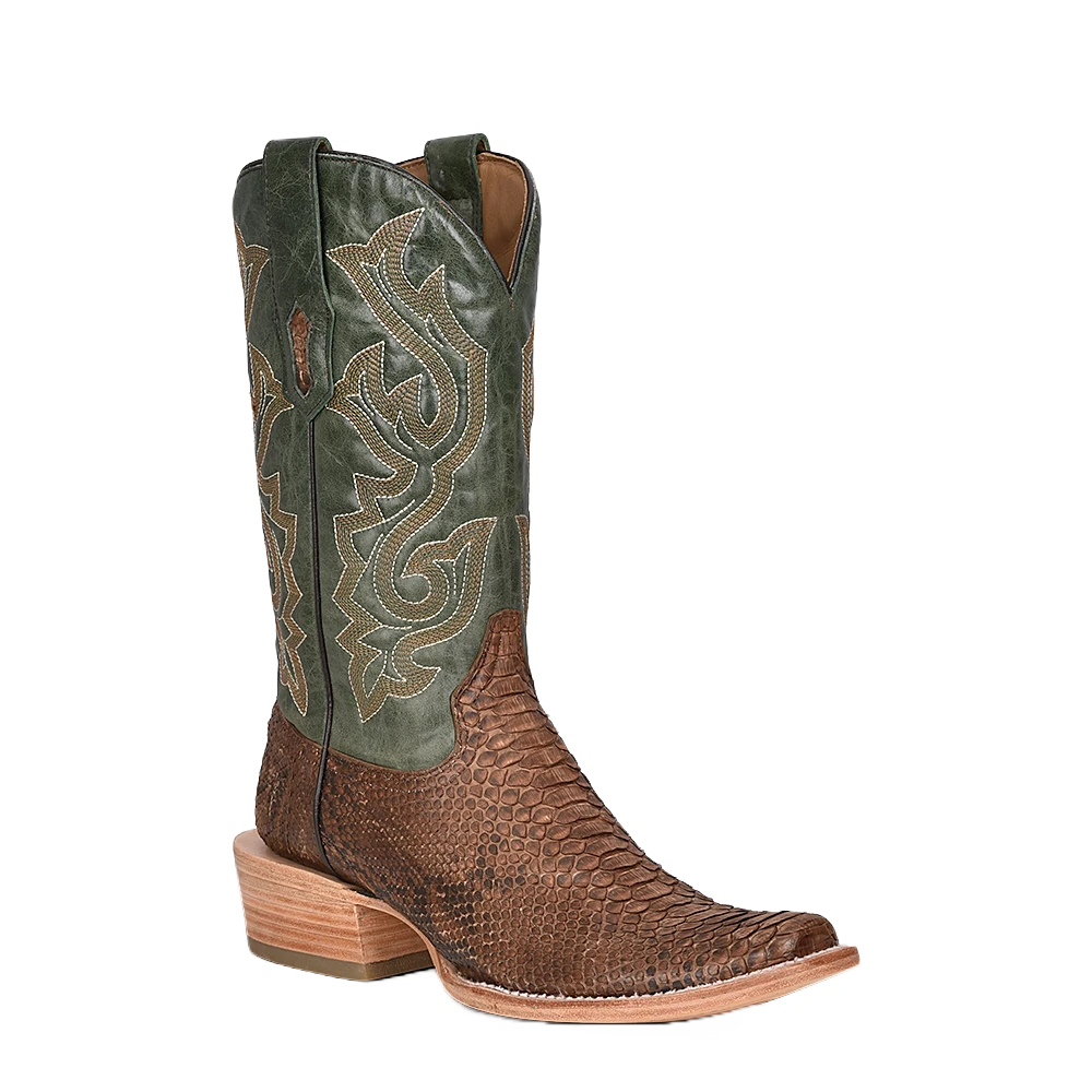 Corral Men's Brown & Green Python Leather Square Toe Boots A4287 Corral Boots Corral Men's Brown & Green Python Leather Square Toe Boots A4287 -Corral Boots Store Myproject 2023 05 16T114421.361