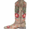 Corral Boots Ls Taupe Cactus Overlay & Flower Emb. Sq Toe - A3769 2 Corral Boots Ls Taupe Cactus Overlay & Flower Emb. Sq Toe - A3769 -Corral Boots Store Screen20Shot202023 01 3120at2010.24.1620AM 84044.1675269626