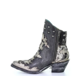 Corral Boots Women's Corral Leather Boots Fringe And Concho Handcrafted Black -Corral Boots Store Untitleddesign 2021 11 01T155408.770