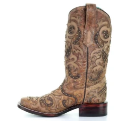 Corral Boots Women’s Corral Western Boots Brown Inlay Handcrafted -Corral Boots Store Untitleddesign 2021 11 05T085815.851