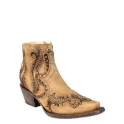 Corral Boots Women's Corral Western Boots Handcrafted Tan