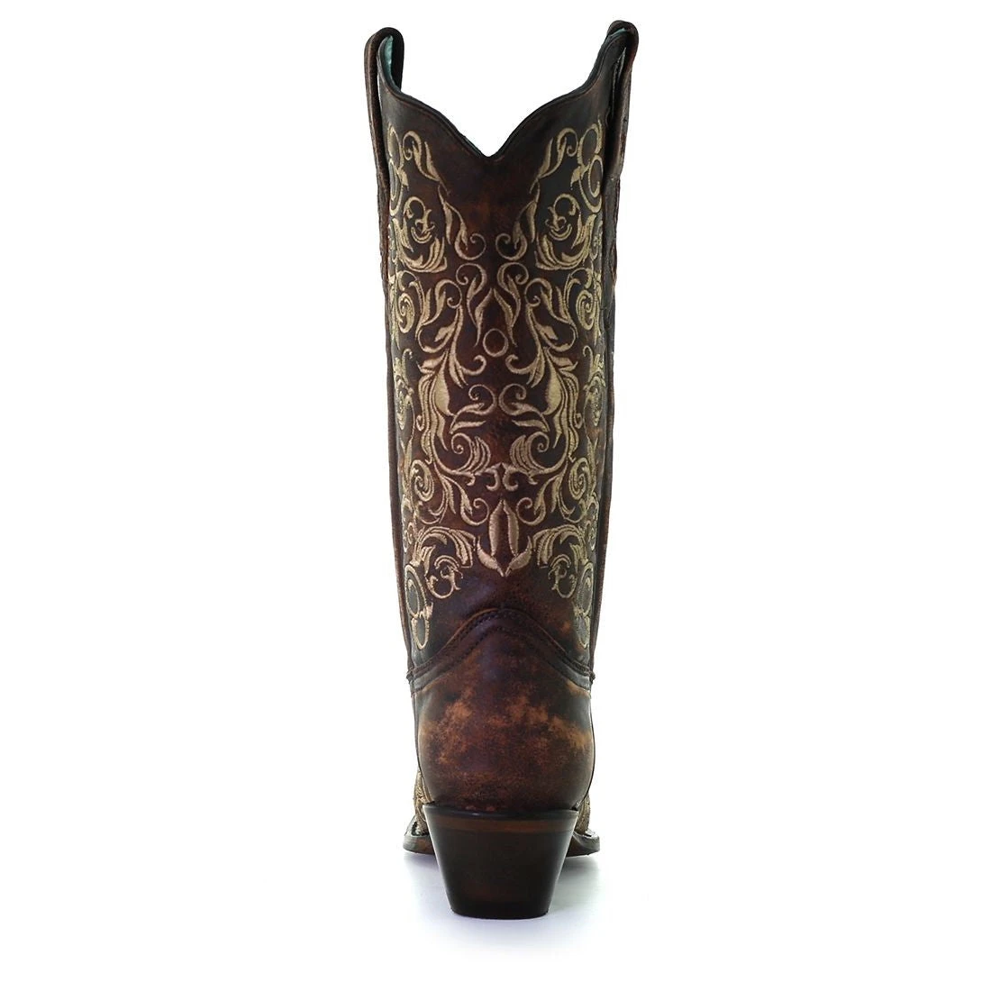 Corral Ladies Honey Brown Floral Snip Toe Western Boots Z5016 Corral Boots Corral Ladies Honey Brown Floral Snip Toe Western Boots Z5016 -Corral Boots Store unnamed 17