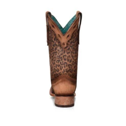 Corral Boots Corral Ladies Leopard Print Square Toe Boots C3788 -Corral Boots Store unnamed 3
